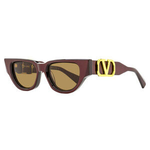 Valentino V-Due Sunglasses VLS-103 B Bordeaux 50mm